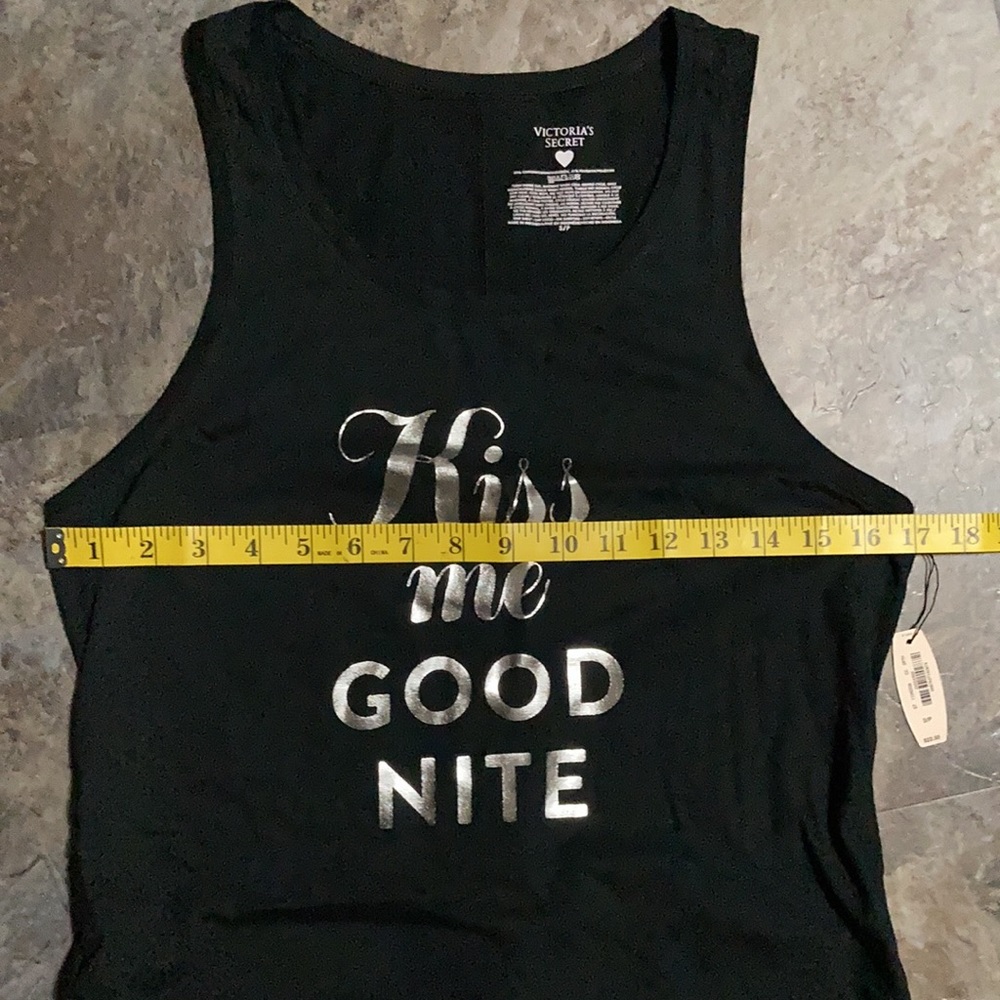 NWT - Victoria Secret - Ladies Black Tee - Picture 5 of 6